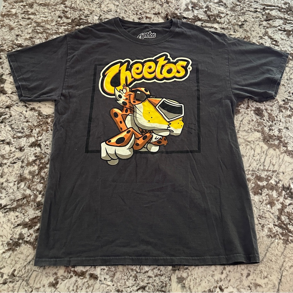 Cheetos Chester Cheetah Men's Gray T-Shirt Size M
